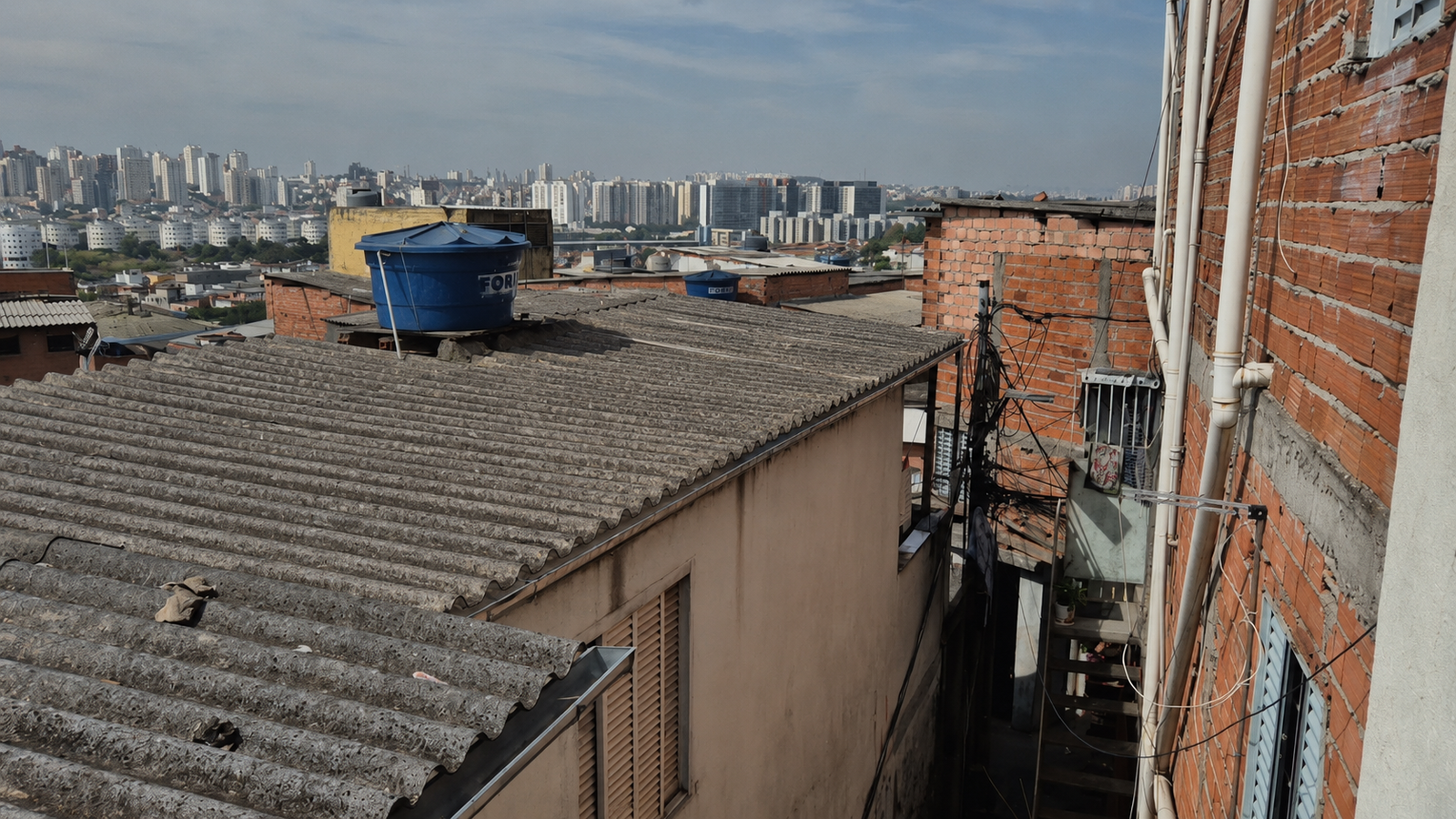 Telhado antes da reforma