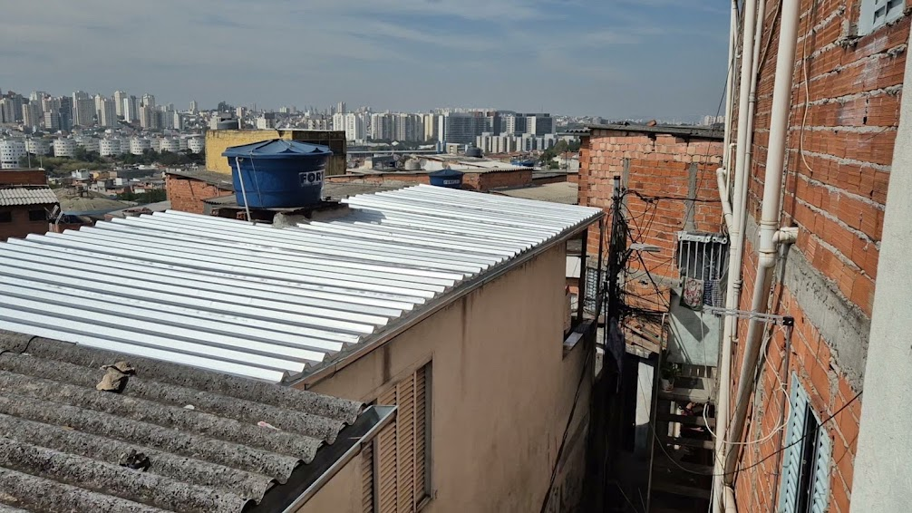 Telhado depois da reforma